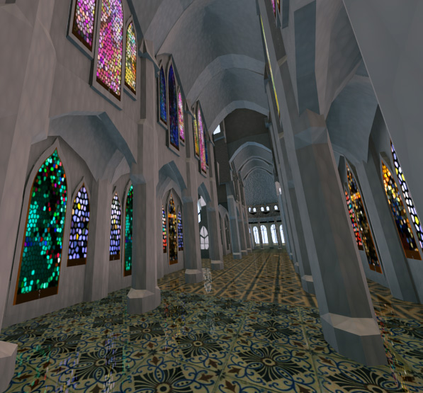 Kathedrale mit Blender